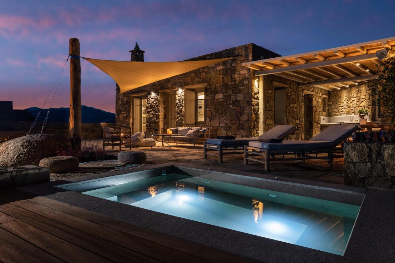 Mykonos Ag Villas In Ftelia Beach Exteriér fotografie