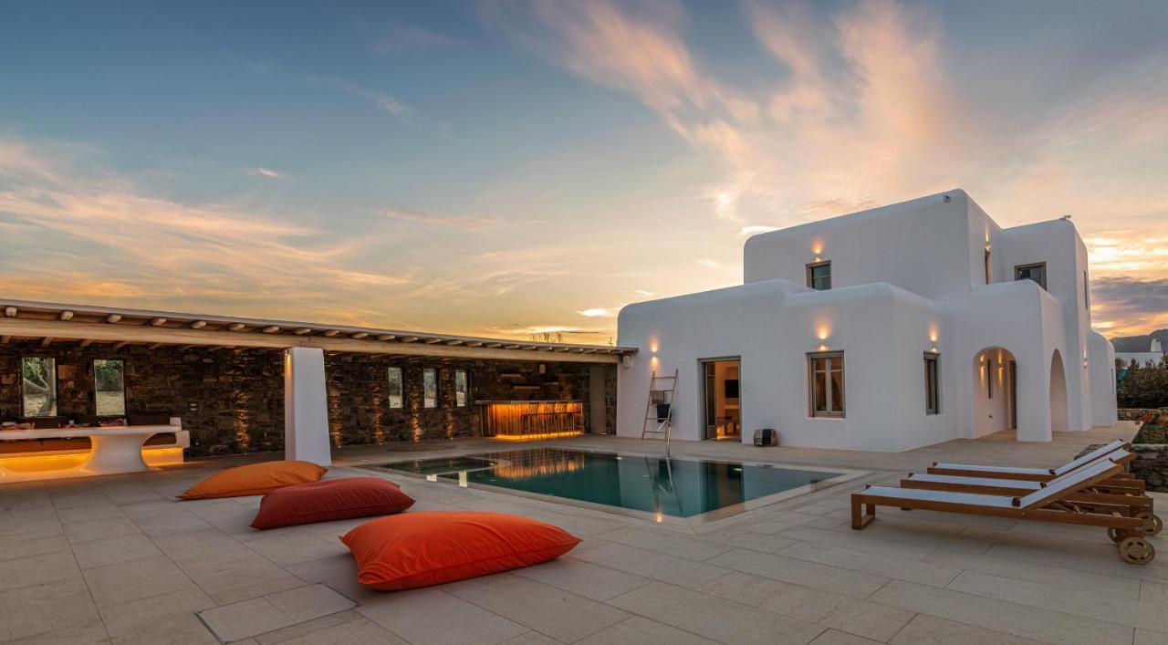 Mykonos Ag Villas In Ftelia Beach Exteriér fotografie