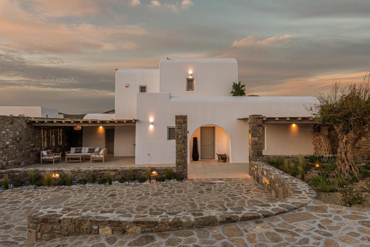 Mykonos Ag Villas In Ftelia Beach Exteriér fotografie