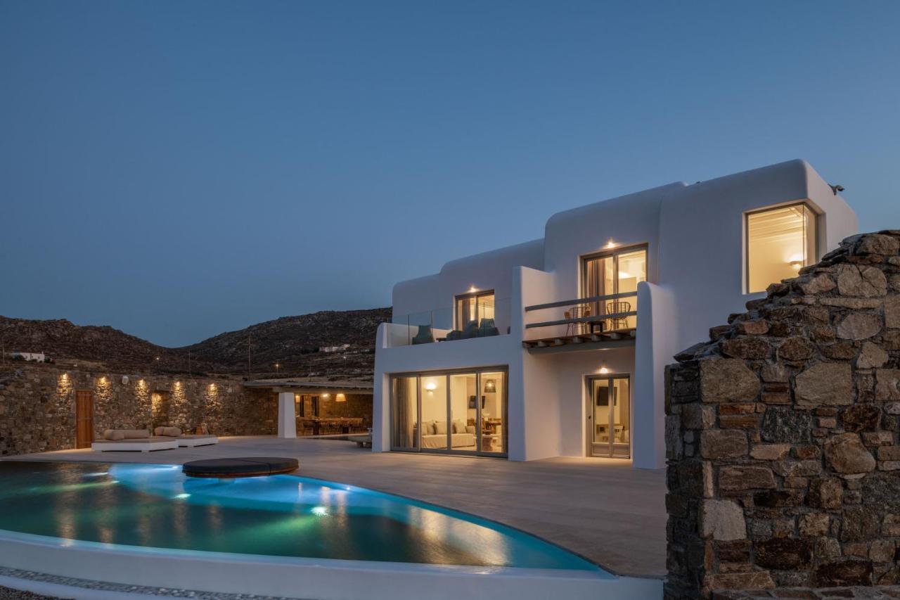 Mykonos Ag Villas In Ftelia Beach Exteriér fotografie