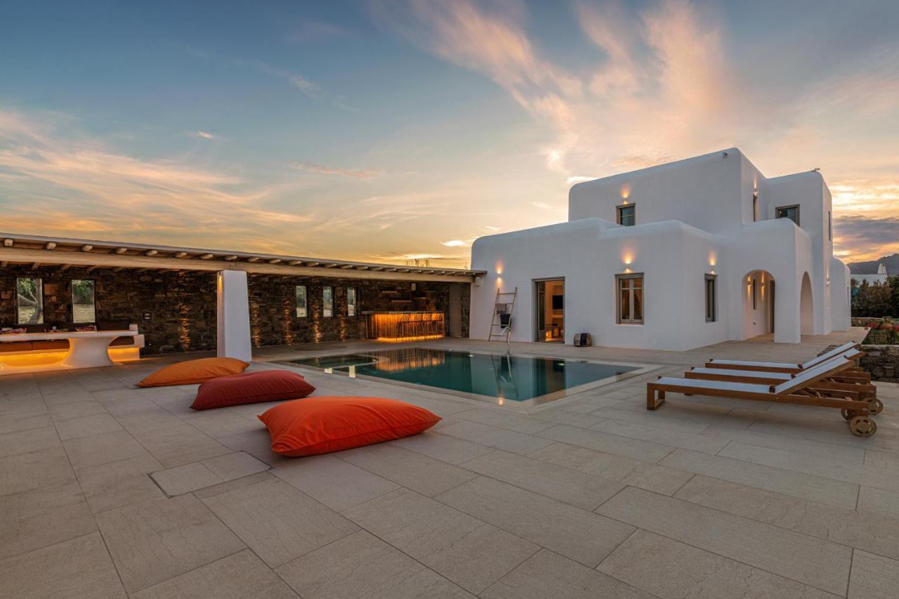 Mykonos Ag Villas In Ftelia Beach Exteriér fotografie