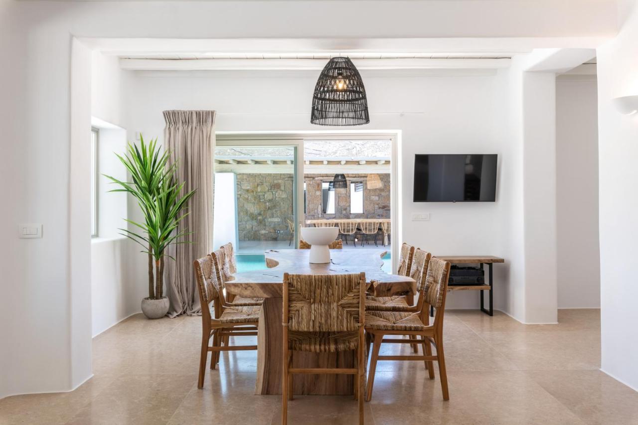 Mykonos Ag Villas In Ftelia Beach Exteriér fotografie