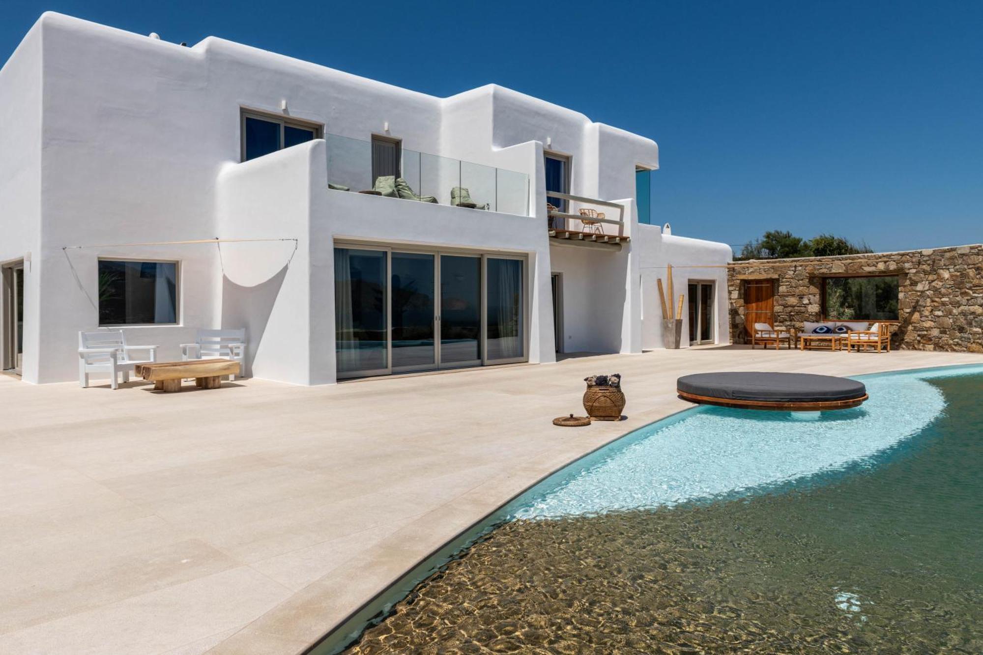 Mykonos Ag Villas In Ftelia Beach Exteriér fotografie